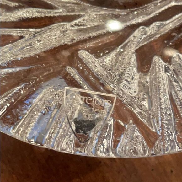 Orrefors Sweden Crystal Tea Light Candle Holder - Picture 4 of 8